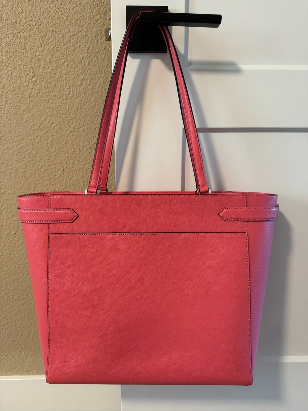 kate spade New York Pink Saffiano Leather Tote